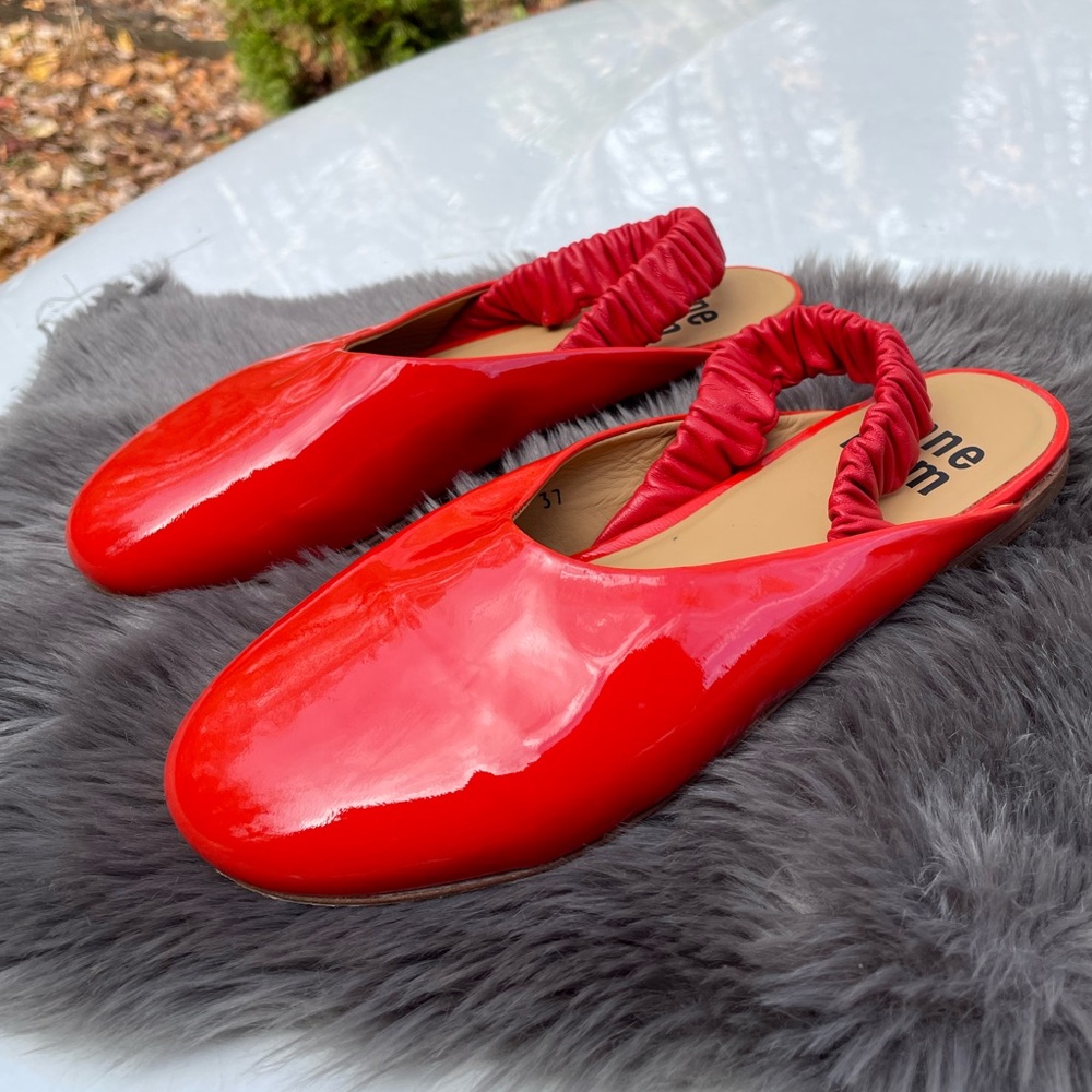 New Anne Blum BAO Ballerina Sling Back Flats Size 37